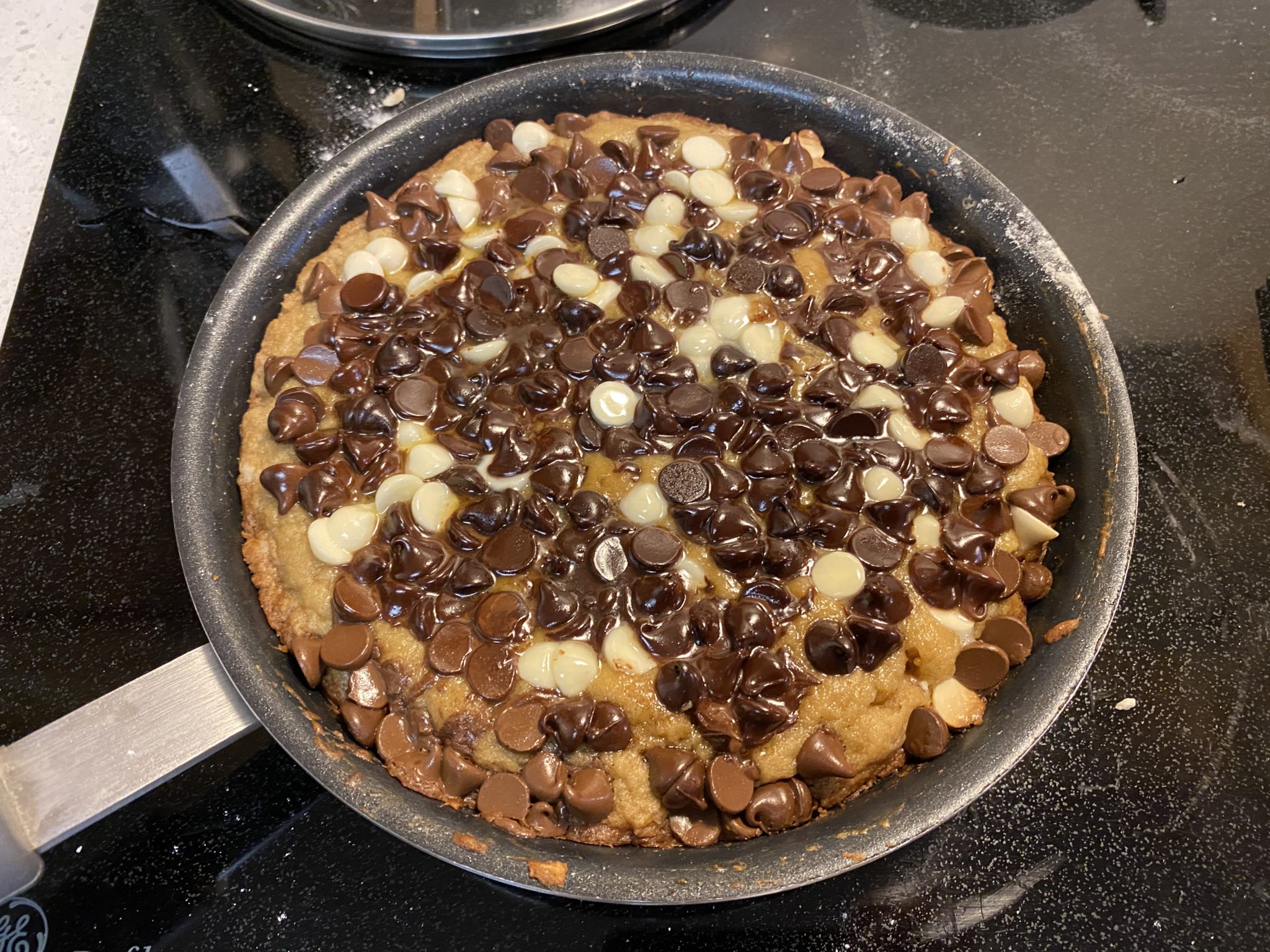 Baking Nadiya Hussain’s Chocolate Chip Pan Cookie Work and Workings